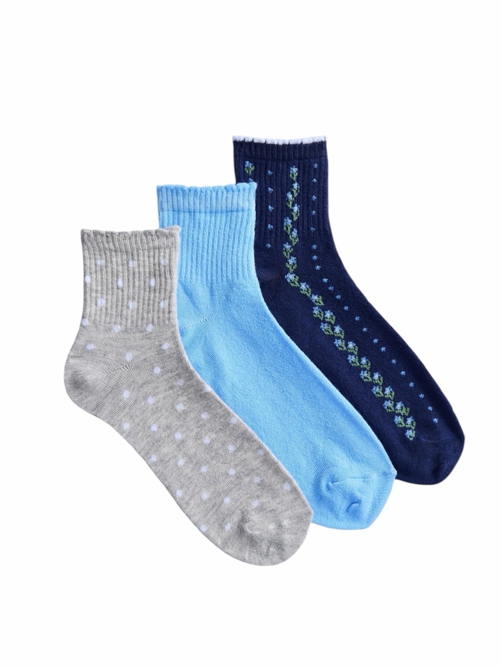 No Boundaries 3-Pack Ankle Socks NWT